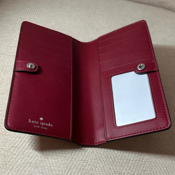 Kate Spade Blush Pink and red wallet - Picture 8 of 8